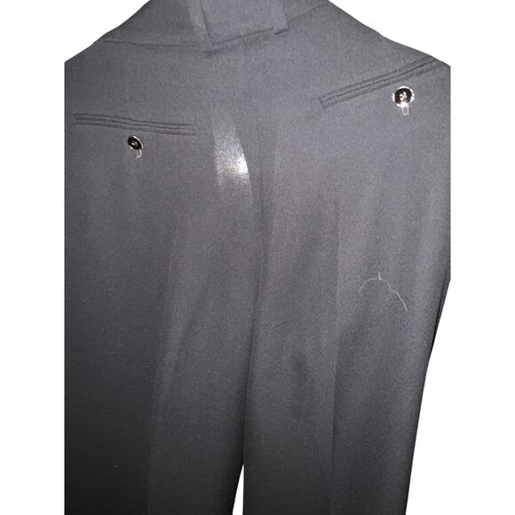 2025 Chanel Wide Legged Crepe de Soie Pants in Black - Size 40 - Unisex - Picture 4 of 10